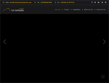 Tablet Screenshot of cabaniaslalomada.com